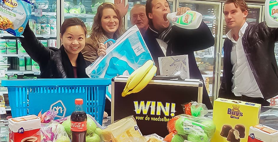 Eten voor de voedselbank bedrijfsuitje