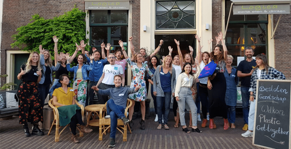 MVO Teamuitje Plastic Soep in Alkmaar met collega's