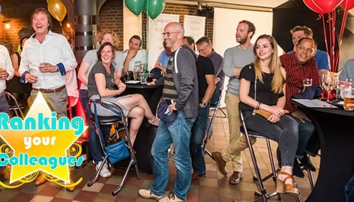 Ranking your colleagues dinerspel Alkmaar